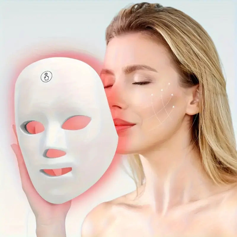 Máscara Facial LED 7 Colores