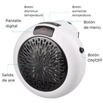 Calefactor termocerámico portatil